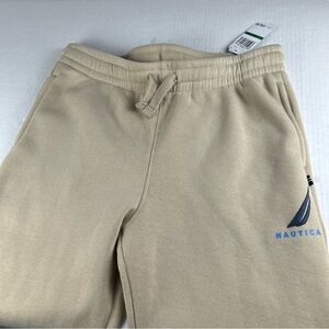 Nautica‎ Kids Tan Jogger Pants large 14/16 new with tags elastic waist pockets